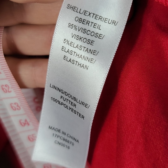 Adrianna Papel | Red Sleeveless Flowy Tank Top - Picture 6 of 8